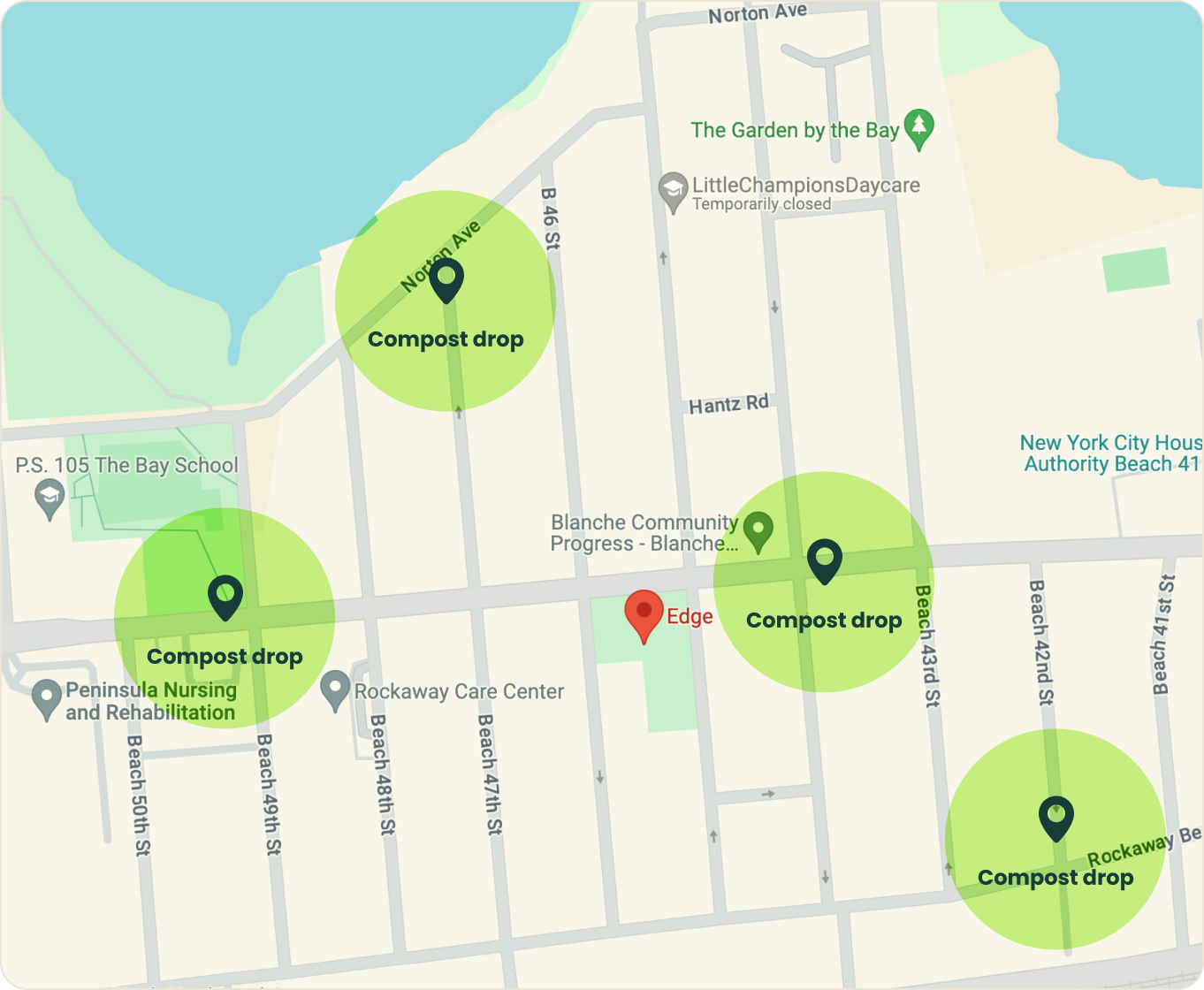 Compost Drop-off Map